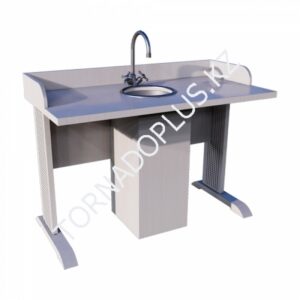 ШS 0299. Стол ученический лабораторный двуместный (Химия) 1200*600*840