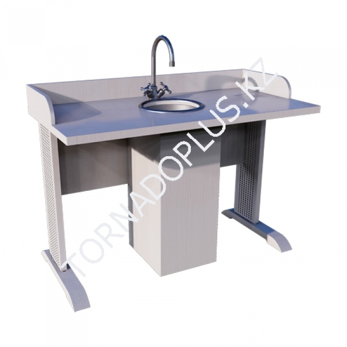 ШS 0299. Стол ученический лабораторный двуместный (Химия) 1200*600*840