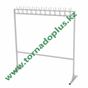 ШР 3071. Вешалка напольная металлическая на 24 крючка. 1600*500*1400