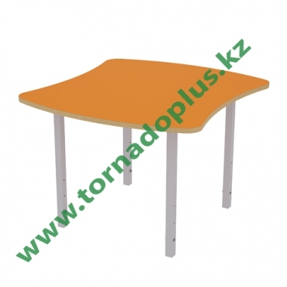 ГS 0109. Стол для занятий на регулируемом каркасе 700x700x460/520/580