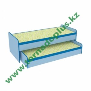 ГК 4037. Кровать 2х ярусная с МДФ декоративной вставкой 1492*670*745