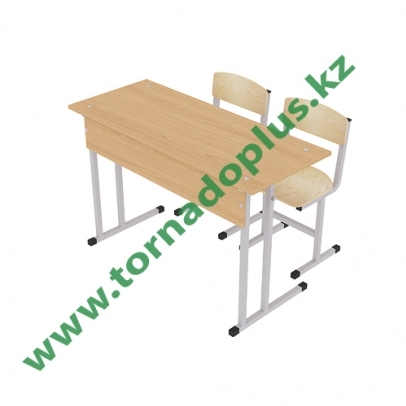 Комплект: Парта и два стула ученика