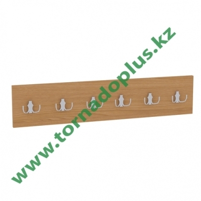 MP 3022. Вешалка настенная шесть крючков 800х50х170