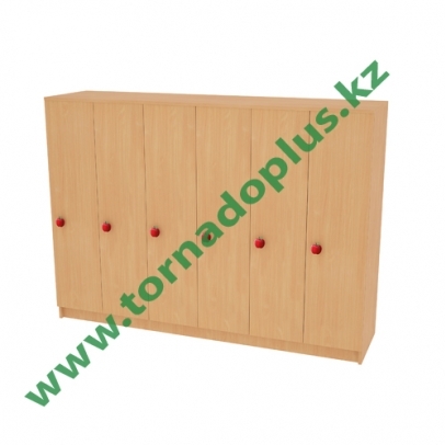 ГН 1138. Шкаф для одежды шестисекционный 1802x350x1300