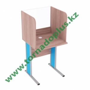 ШS 0258. Стол лингафонный одноместный 700*600*750/1300 (Столешница 22 мм.)