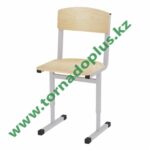 ШA 5013. Стул ученика из гнутоклеевой фанеры на регулируемом каркасе 380х380х380/420/460