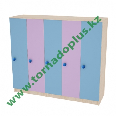 ГH 1136. Шкаф для одежды 5ти секционный 1502*350*1300