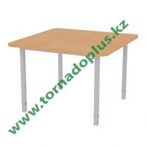 ГS 0116. Стол обеденный на регулируемом каркасе 700x700x460/520/580