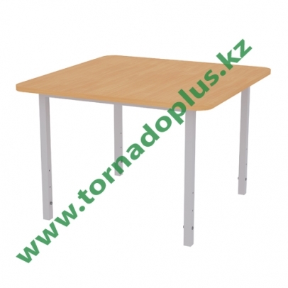 ГS 0116. Стол обеденный на регулируемом каркасе 700x700x460/520/580