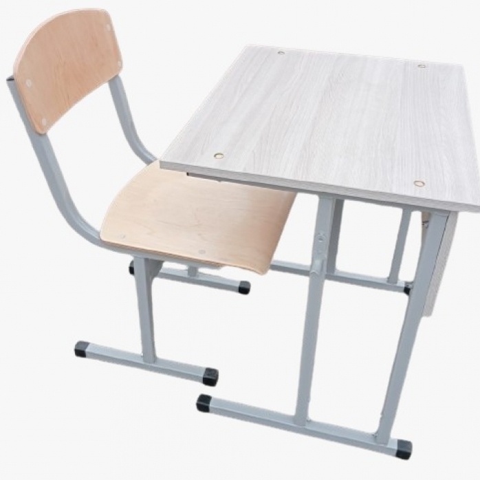 Комплект ученический (Парта и стул) одноместная. 700*500*640/700/760 мм